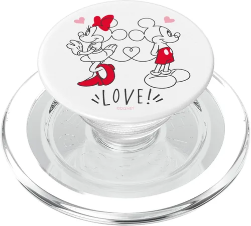 Vista 8 de Disney Mickey and Minnie Love Hearts PopSockets PopGrip: agarre intercambiable para teléfonos y tabletas
