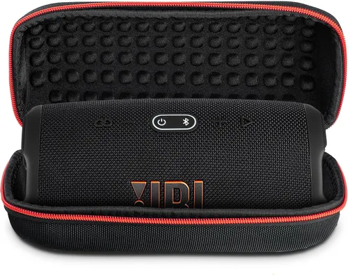 Vista 3 de JBL Altavoz Bluetooth inalámbrico Charge 5 (negro) Audio resistente al agua IP67 para exteriores con graves profundos y tiempo de reproducción