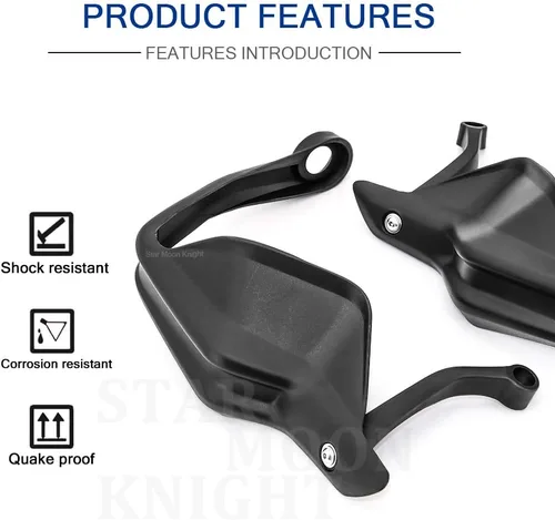Vista 5 de Parabrisas de motocicleta compatible con BMW F750GS F850GS 2018-2020 protector de mano protector de mano para parabrisas F 750 GS F 850 GS 2018 2019