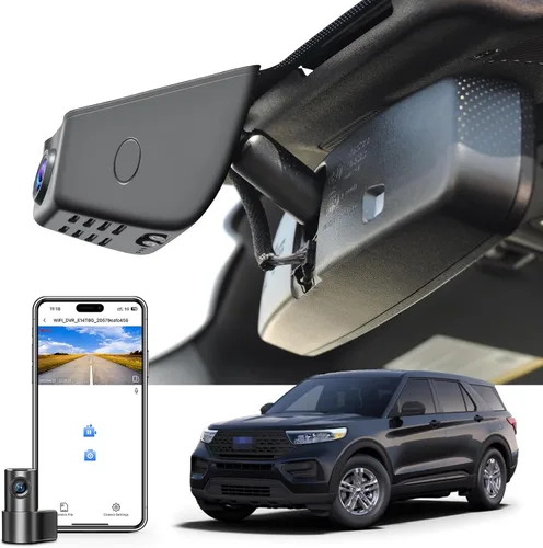 Vista 10 de Mangoal Cámara de tablero 4K para Ford Explorer U625 2020-2024 (modelo A)