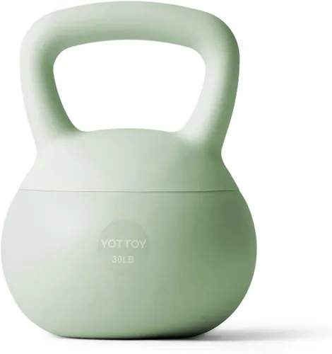 Vista 19 de YOTTOY Pesa rusa suave, pesas rusas con agarre antideslizante para entrenamientos en casa, juego de pesas rusas fuerza y seguridad garantizadas