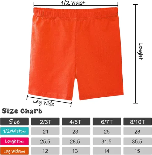 Vista 2 de Ruisita Paquete de 6 pantalones cortos de baile para niñas, pantalones cortos de ciclismo, transpirables y seguros, Gris, azul marino, blanco