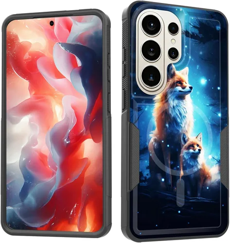 Vista 234 de Funda magnética para Galaxy A16 5G, [compatible con MagSafe] [protección contra caídas de grado militar] Funda resistente a prueba de golpes