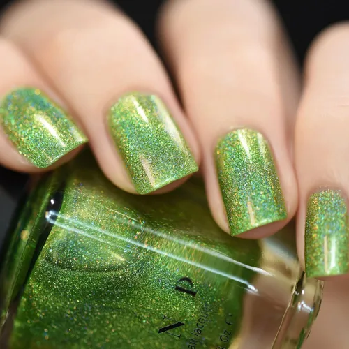 Vista 2 de ILNP 1UP - Esmalte de uñas holográfico, manicura resistente al desprendimiento, laca de uñas de larga duración, acabado suave y brillante,