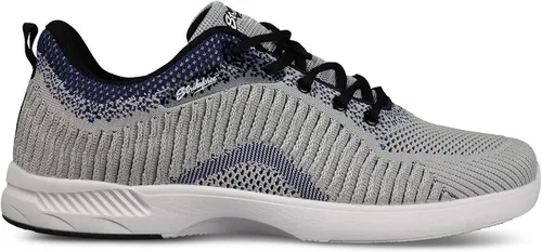 Vista 2 de KR Strikeforce Summit GreyNavy Mens Bowling Shoe with FlexSlide Technology