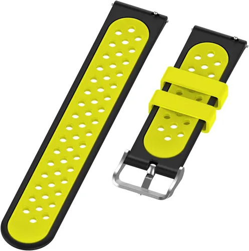 Vista 7 de FitTurn Bandas de liberación rápida con agujero transpirable de 0.787 in compatibles con Garmin Approach S40/Forerunner 245 645 165