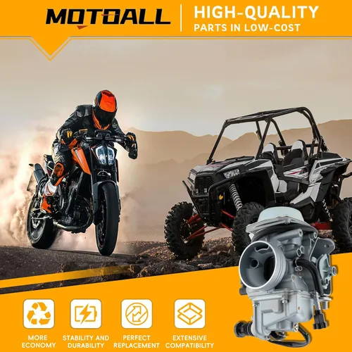 Vista 2 de MOTOALL Carburador TRX350 para Honda Rancher 350 TRX350 350ES 350FE 350FMTE 350TM 2000-2006 Carb