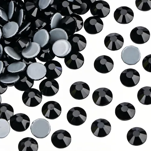 Vista 11 de Jollin Hot Fix - Diamantes de imitación de cristal con parte trasera plana, gemas de diamantes de imitación de 0.079 pulgadas