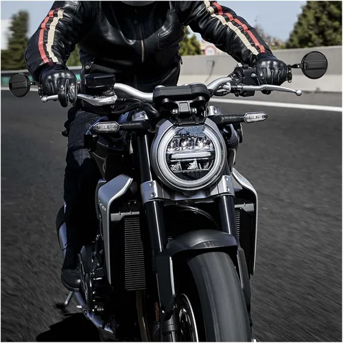 Vista 4 de Espejo de motocicleta compatible con MT07 MT09 R1 R3 compatible con Cafe Racer CB125R CBF125 Z900 Z750 Scooter Espejo de bicicleta