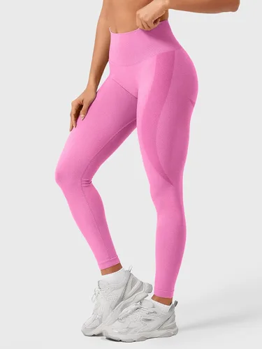 Vista 106 de HIGORUN - Leggings sin costuras para mujer, moldeadores, con diseño gráfico de sonrisas, de cintura alta, para el gimnasio, yoga o hacer ejercicio