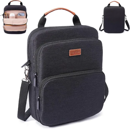 Vista 12 de Aplufine Funda de libro con cremallera, bolsa de libro de 11 x 9 pulgadas, bolsa protectora de libros, funda de libro para amantes de los libros