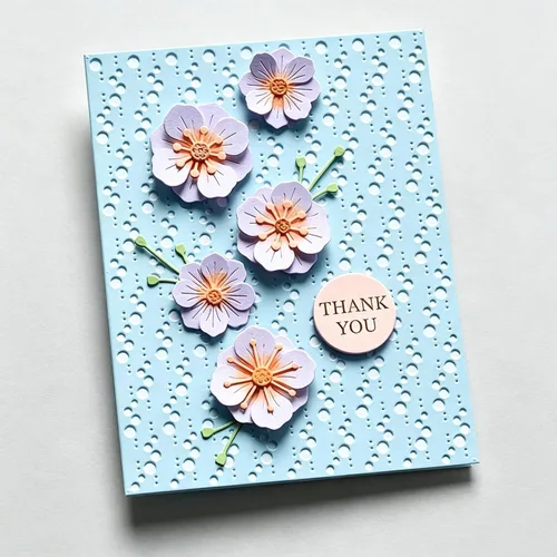 Vista 13 de Lapoo Troquel de corte de flores para álbumes de recortes, troquelado de metal duradero para álbumes de recortes, álbum de fotos, tarjetas de papel