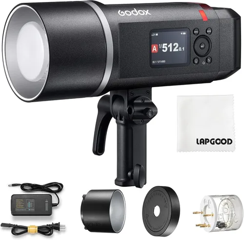 Vista 12 de Godox AD200 Pro AD200Pro - Luz flash de bolsillo de 200 W, 2.4G 1/8000s HSS, luz estroboscópica Speedlite, reciclaje de 0.01-1.8s compatible