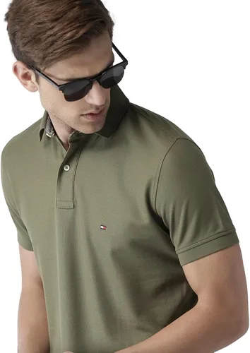 Vista 4 de Polo de piqué de algodón de manga corta para hombre en ajuste regular colección 2024