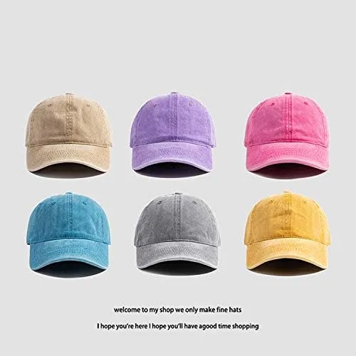 Vista 3 de Embroidered Your Text Baseball Cap Custom Personalized Text Cotton Dad Hats for Men