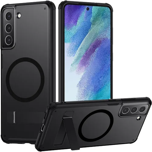 Vista 21 de TIANNIUKE Funda magnética para Samsung Galaxy Note 10 Plus, translúcida mate antihuellas, compatible con MagSafe, ajuste delgado, a prueba de Blanco