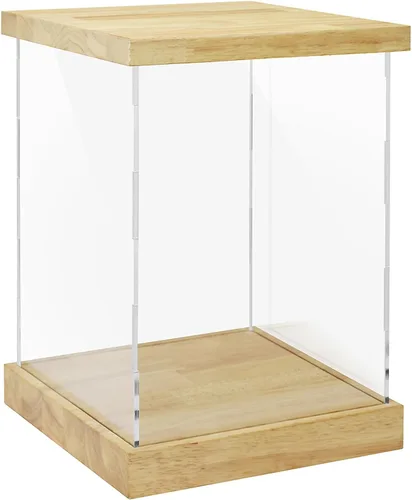 Vista 37 de Vitrina de acrílico transparente para trofeos, coleccionables, caja de exhibición de cubo de montaje, soporte de protección a prueba de polvo