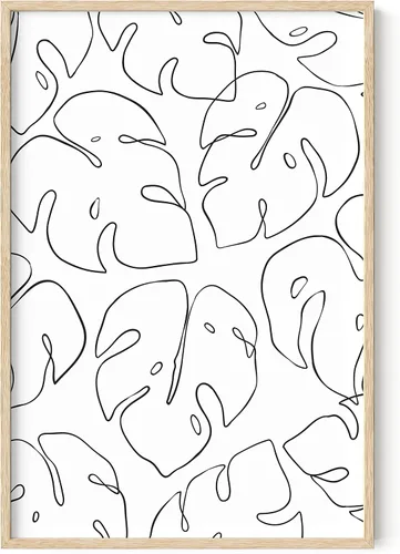 Vista 41 de HAUS AND HUES Arte de pared minimalista - Dibujo moderno de líneas abstractas, impresión de boceto femenino simple, obra de arte para el hogar