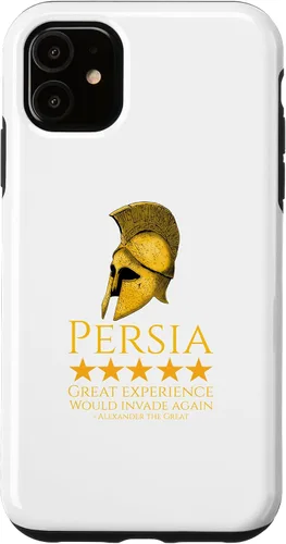 Vista 8 de iPhone 16 Alexander The Great - Persia - Ancient Greek History Meme Case