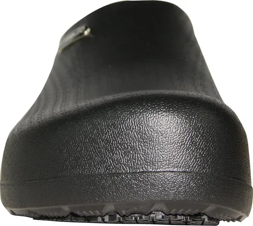 Vista 6 de VANGELO Zuecos profesionales antideslizantes para mujer, zapatos de trabajo, zapatos de enfermera, zapatos de chef, negro, blanco, lima, multicolor
