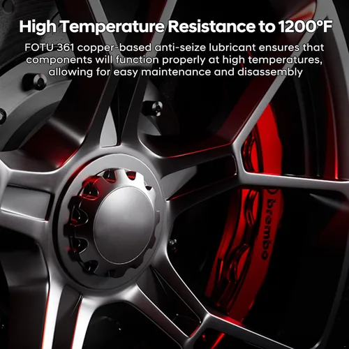 Vista 4 de FOTU 361 Lubricante de Rosca de Cobre Antiadherente de Alta Temperatura, para Pernos, Tuercas y Piezas Roscadas - Resistente a la Óxidación
