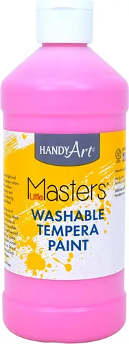 Vista 27 de Handy Art Little Masters - Pintura lavable, 16 onzas, color negro Bright & Mixable, High Opacity, Washable Colors for Classroom, Students, Kids