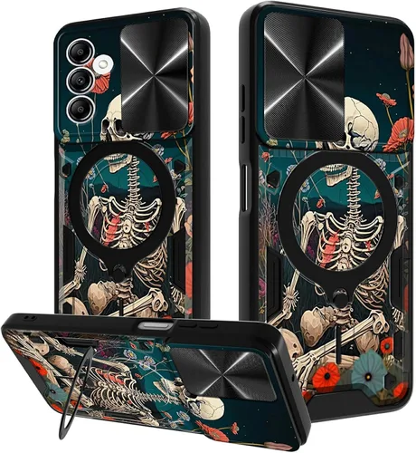 Vista 31 de Funda para Samsung Galaxy A03S de 6.5 pulgadas, funda protectora resistente con función atril giratorio de 360 grados, funda protectora resistente