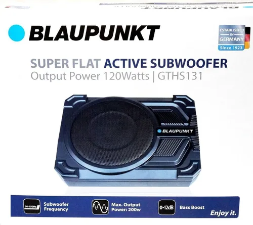 Vista 5 de Blaupunkt GTHS131 GTHS131 Super-Flat 200-Watt-Max Subwoofer activo, negro