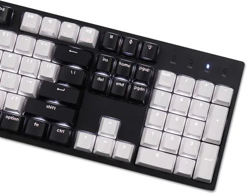Vista 8 de Keychron C2 - Teclado mecánico de juegos con cable de 104 teclas para Mac con interruptor Gateron G Pro marrónretroiluminación LED blanca teclas ABS