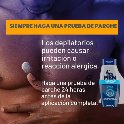 Vista 7 de Nair Crema corporal depilatoria para hombres, 12 onzas (paquete de 2)