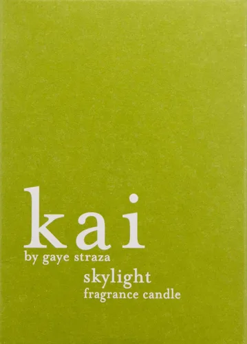 Vista 2 de kai Vela de fragancia, tragaluz – 40 horas de tiempo de combustión, cera de soja y coco, perfumada con la fragancia kai exclusiva, vegano, Cruelty