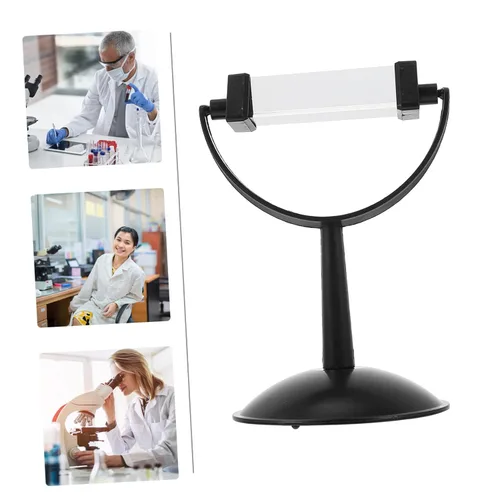 Vista 5 de 1set Triple Prisms Teaching Demonstrator with Stand for Light Refraction Experiments Physics Education Optical Tool for Classroom Learning and