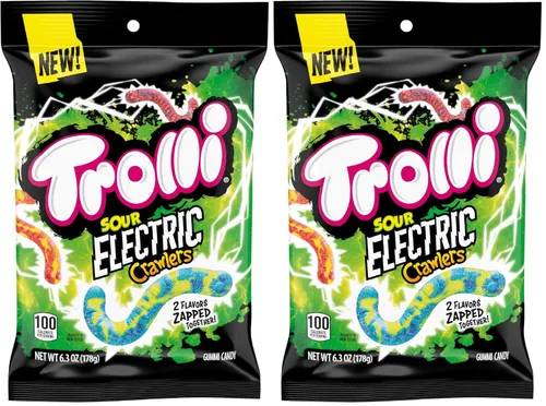 Vista 8 de Trolli Electric Crawlers Candy, bolsa de 6.3 onzas