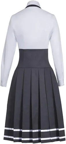 Vista 4 de Disfraz de marinero de anime Shirogane Tsumugi JK uniforme escolar para niñas