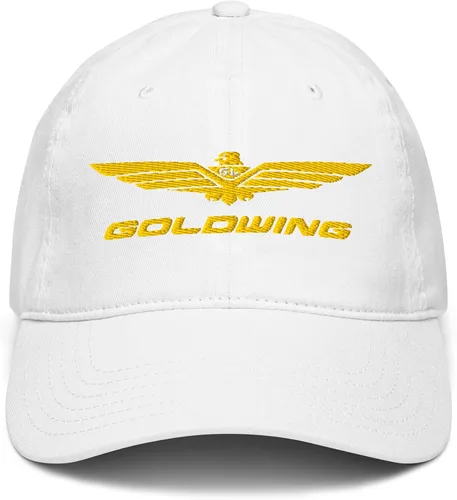 Vista 24 de Honda Gorro de béisbol ajustable con logotipo de Goldwing, Azul marino
