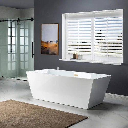 Vista 12 de WOODBRIDGE BTA1512-BG-Drain &O + PILLOW BAÑERA, con secador dorado cepillado