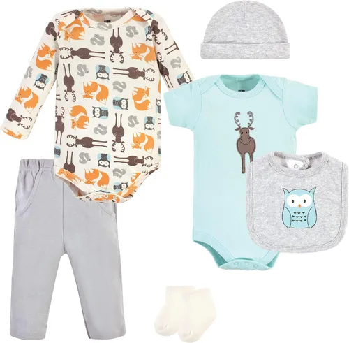 Vista 33 de Hudson Baby Juego de canastilla de algodón unisex para bebé Arcos de ballet Bunny