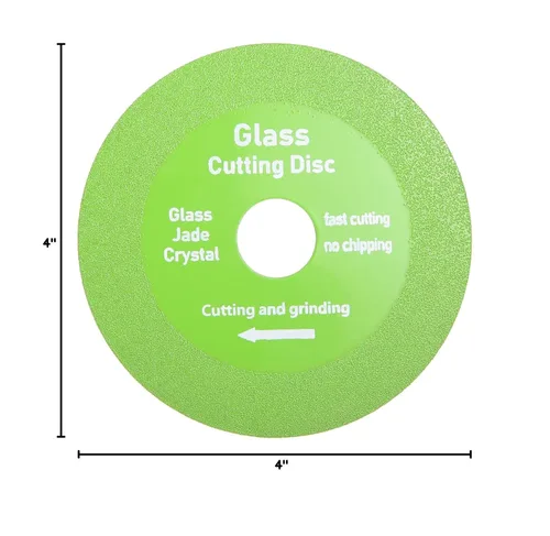 Vista 10 de Dophee - Disco de corte de vidrio de diamante ultrafino de 4 pulgadas para amoladora angular (5 unidades)