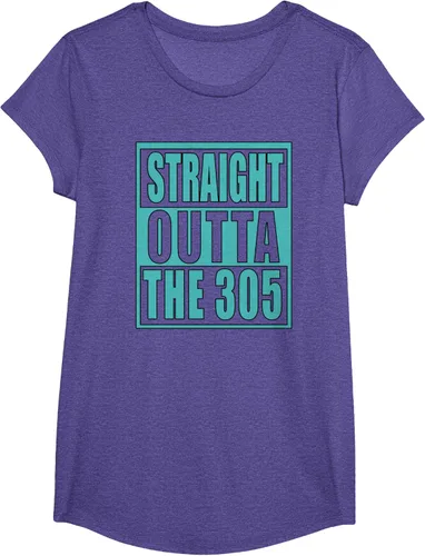 Vista 16 de Miami Straight Outta The 305 Funny South Florida Fan - Camiseta