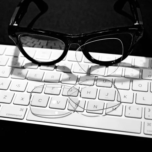 Vista 9 de Lenses Replacement for Ray-Ban Meta Wayfarer Gen(1/2/3) AI Glasses Activado fotocrómico negro claro