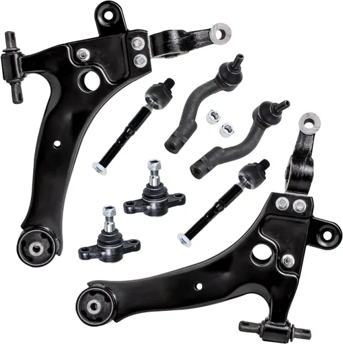 Vista 8 de Detroit Axle - Kit de suspensión frontal de 8 piezas para Chevy Silverado