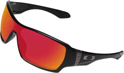 Vista 2 de BroLizard - Lente polarizada para gafas de sol Oakley Offshoot OO9190, rojo