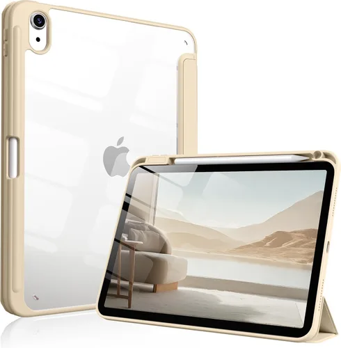 Vista 22 de Funda para iPad (A16) de 11ª generación de 11 pulgadas 2025, funda para iPad de 10.9 pulgadas 2022 con soporte para lápices, funda a prueba de Negro