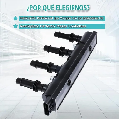 Vista 6 de Paquete de Bobina de Encendido Compatible con Chevy Cruze Sonic Trax Volt Cadillac ELR Buick Encore Turbo 1.4L 2011 2012 2013 2014 2015 2016 2017