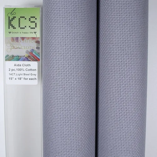 Vista 25 de KCS 2 cajas de tela de costura de algodón para punto de cruz de 15 x 18 pulgadas (blanco antiguo, 11 unidades)