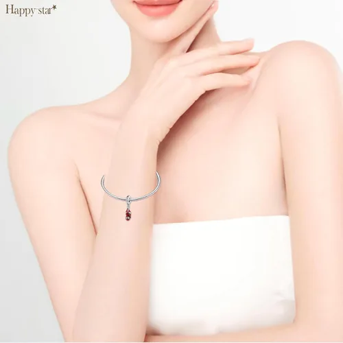 Vista 3 de HappyStar Charms Beads fits for Pandora Charms Bracelets for Woman,925 Sterling Silver Star Wars Harry Charms Dangle Pendant,Girl Jewelry Gifts