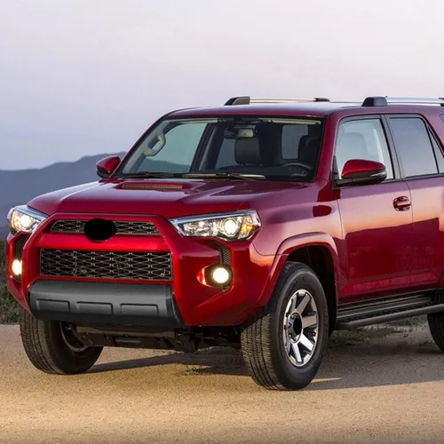 Vista 2 de Para Toyota 4Runner 2014-2023 negro mate frontal inferior panel de parachoques de repuesto 1 pieza accesorios de coche