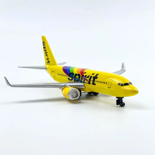 Vista 3 de AVIAMUSE Spirit modelo de avión, avión de librea arco iris, adecuado para colección y exhibición