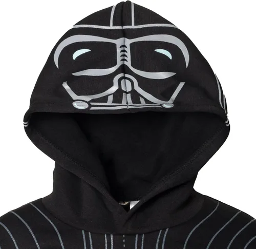 Vista 6 de STAR WARS Darth Vader Boba Fett - Sudadera con capucha y pantalones para niños pequeños a grandes