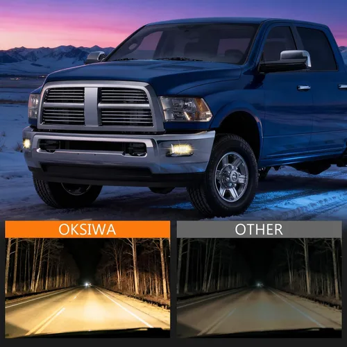 Vista 5 de Kit de luces antiniebla para Dodge Ram 1500, Ram 2500/3500 2009-2012, 2010-2018